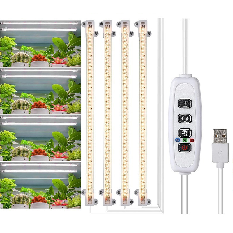 Led Plant Light Strip - 1/2/3/4 kopf LED Wachsen Licht Streifen
