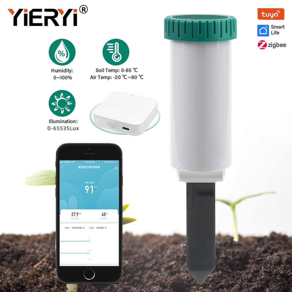 Smart Zigbee Garden Light - Yieryi Tuya Zigbee Drahtlose Boden Sensor