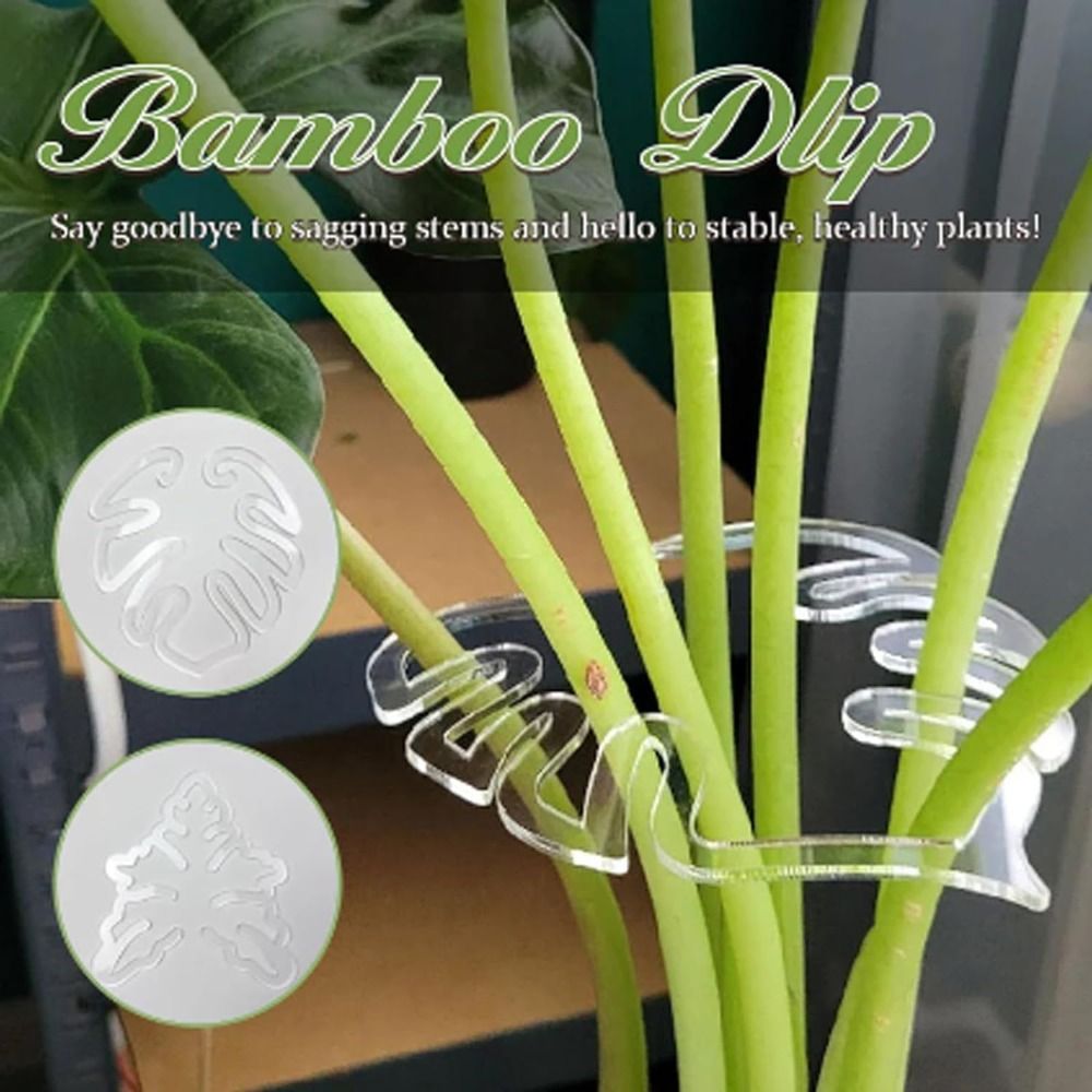 Smart Garden Storage - 1/2PCS Wiederverwendbare Schildkröte Shell Bambus Klemme