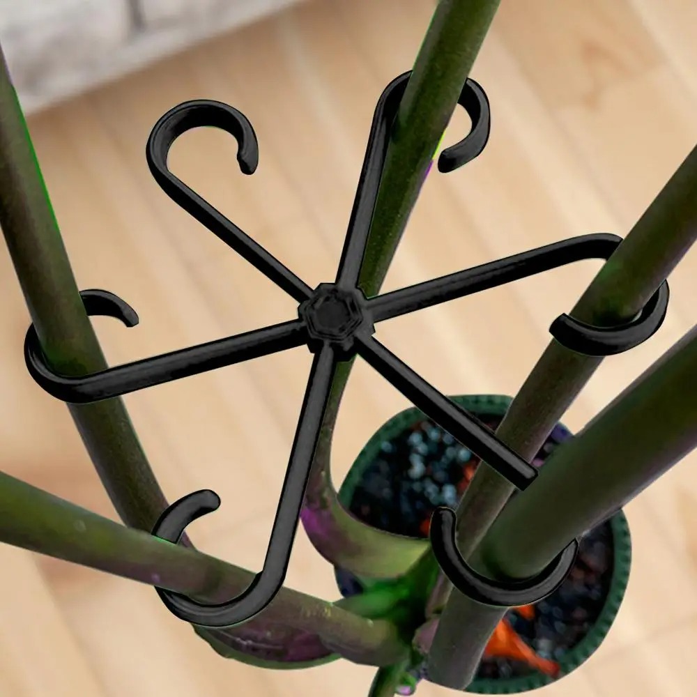 Smart Garden Storage - Pflanzenstamm-Stützklammer Monstera Ranken-Fixiergestell Anti-Verkrustungs-Kletterpflanzenhalter Gartenblumen-Stammorganisator