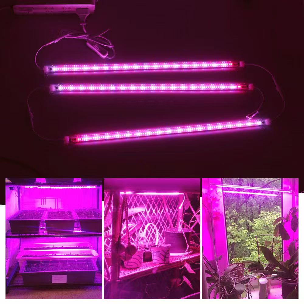Led Plant Light Strip - 12 Zoll LED Pflanzenwachstumsleuchten Vollspektrum-Lampe für