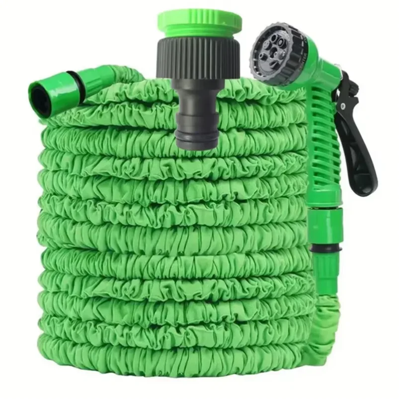 Smart Gardening - Versenkbarer magischer Schlauch, Hochdruck-Autowaschgerät, Wasserpistole, Gartengießschlauch