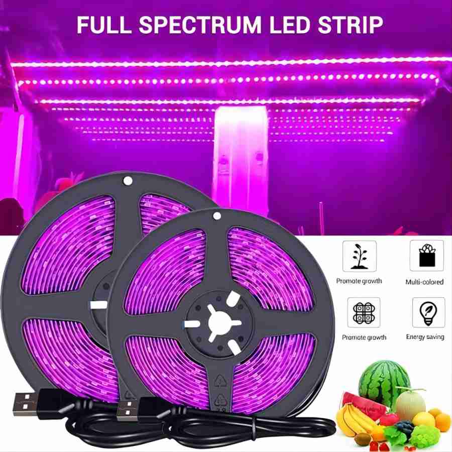 Led Plant Light Strip - 1M/2M/3M/5M/10M LED Vollspektrum LED Pflanzenwachstumslicht 60