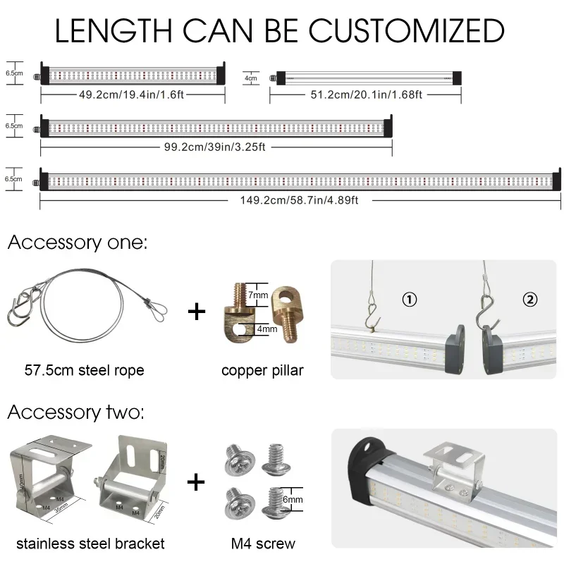 LM301H LM301B Hydroponische LE – Led Plant Light Strip Bewertung und Preis