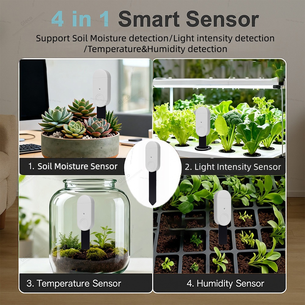 4-in-1 Zigbee Bodenfeuchtigkei – Smart Zigbee Garden Light Bewertung und Preis