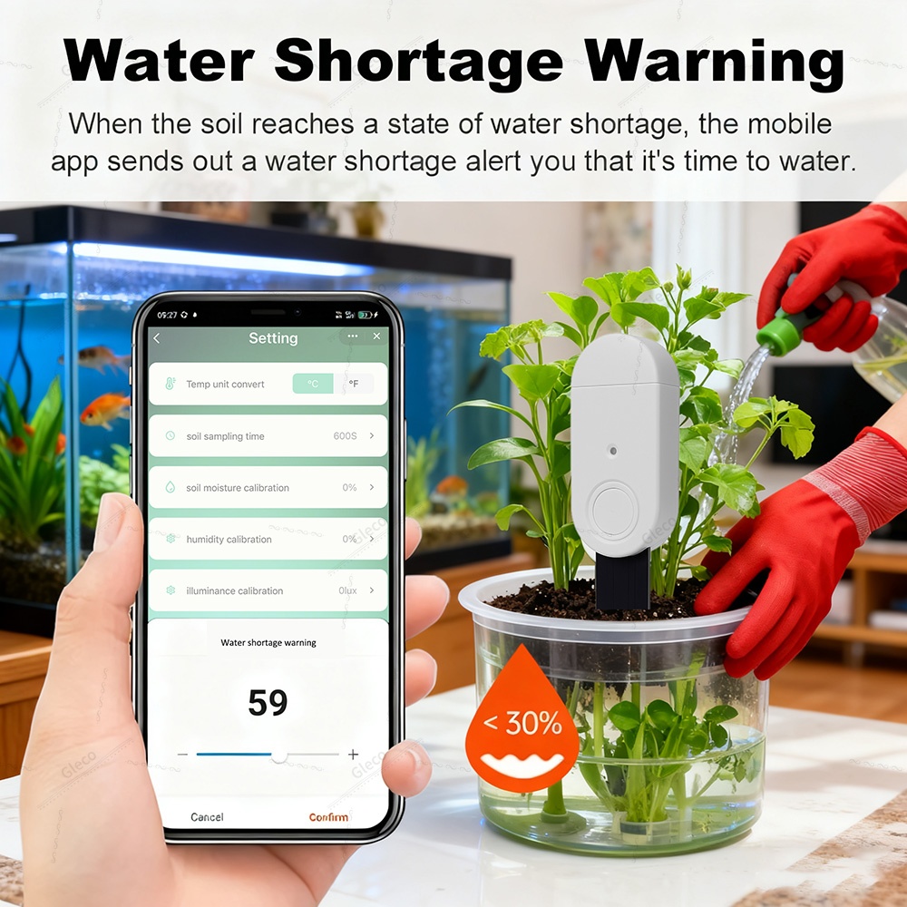 4-in-1 Zigbee Bodenfeuchtigkei – Smart Zigbee Garden Light Bewertung und Preis