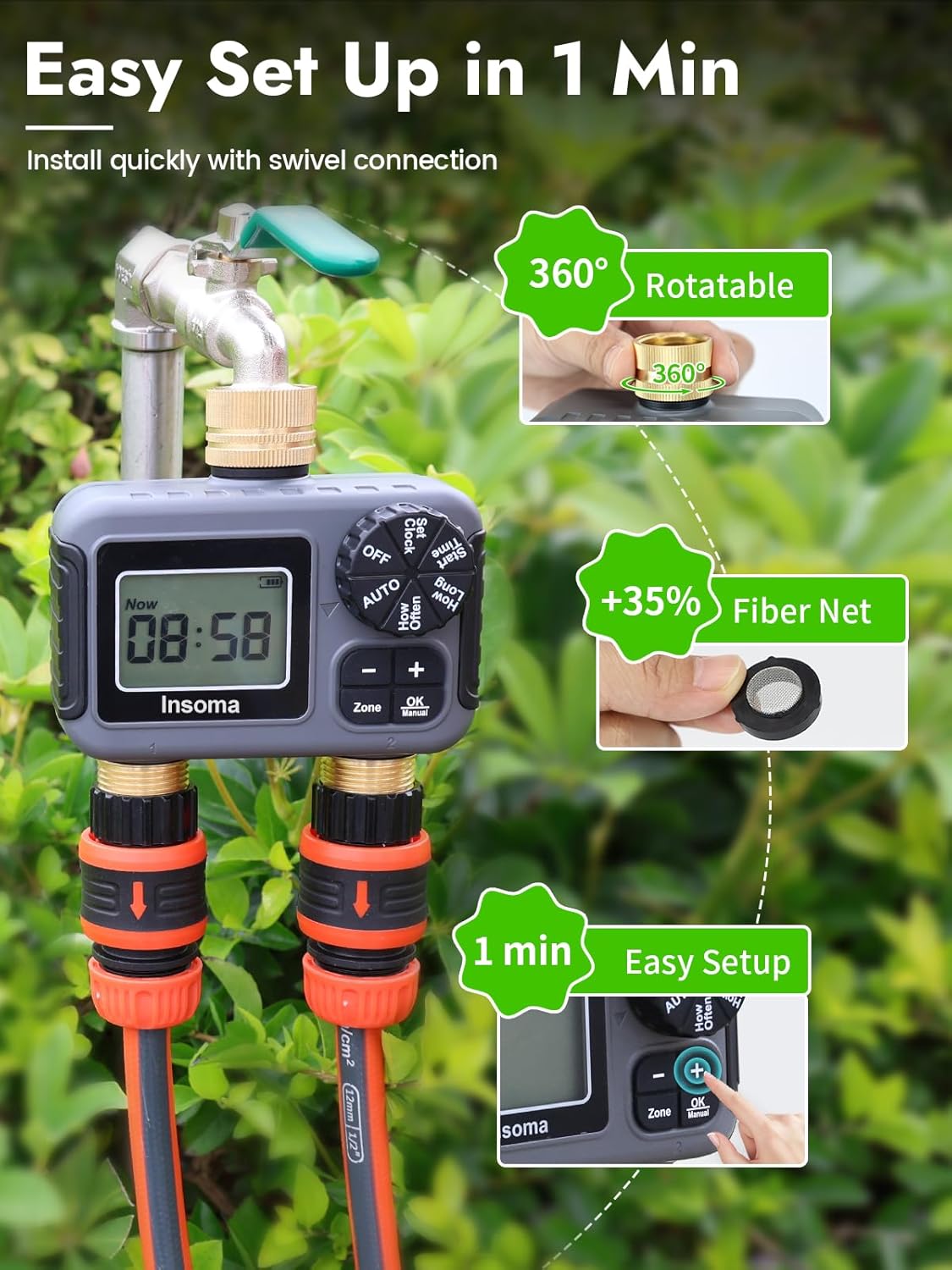 Insoma Smart Irrigation Wateri – Smart Garden Keeper Bewertung und Preis